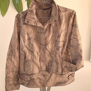 Jaket by orly suède vagan new whitout tag